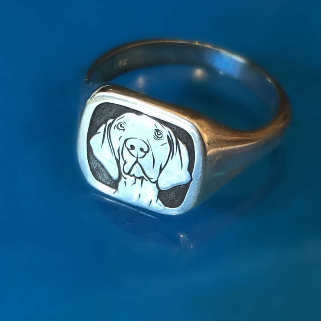 Signet Ring Pet Portrait
